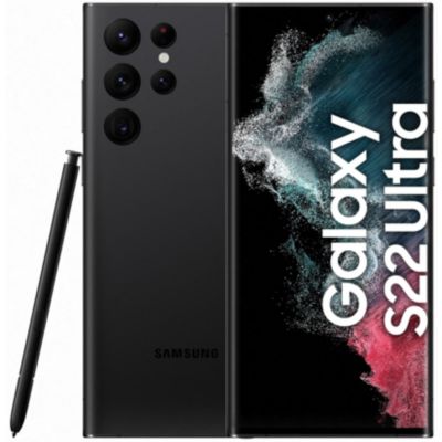 Location Smartphone Samsung Galaxy S22 Ultra 256Go Noir 5G Reconditionné Grade B