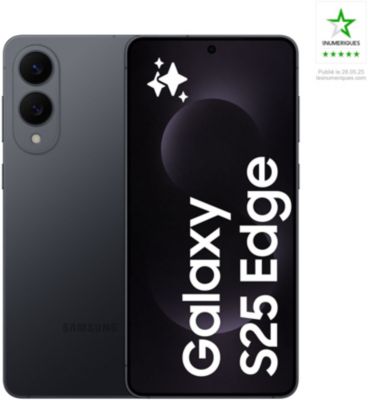 Smartphone APPLE Galaxy S25 Edge Noir 256Go Reconditionné