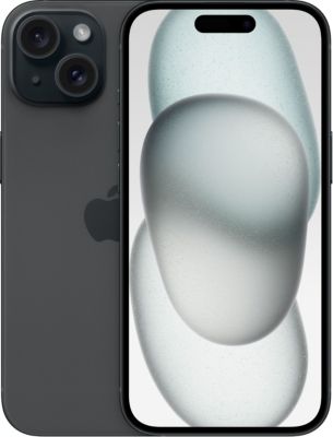 iPhone 15 Noir 128Go Écran 6,1"