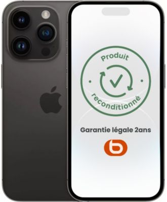 Smartphone APPLE iPhone 14 Pro Noir 256Go Reconditionné