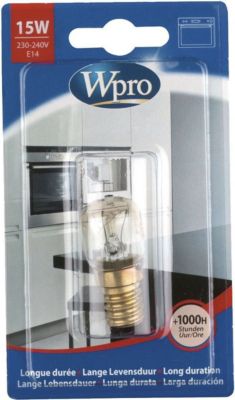 Ampoule WPRO poirette 300°C / E14 / T22 / 15W / 220V