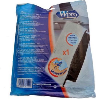 Filtre à charbon WPRO et odeurs FCH009 d'origine 48400000852