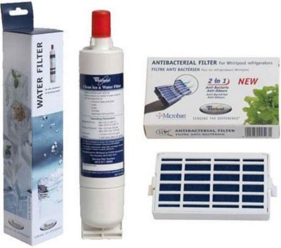 Filtre anticalcaire WHIRLPOOL Pack 1 filtre MICROBAN 481248048172 + 1 Filtre anticalcaire WHIRLPOOL Pack 1 filtre MICROBAN 481248048172 + 1