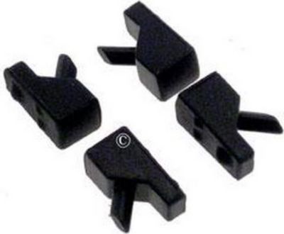 Pièce détachée WHIRLPOOL Lot de 4 patins en caoutchouc grille 484