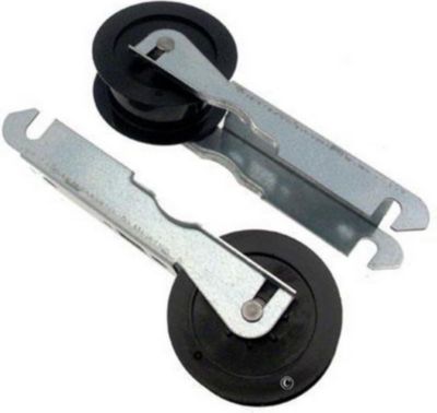 Pièce détachée CANDY Lot de 2 galets poulies tendeurs et supp