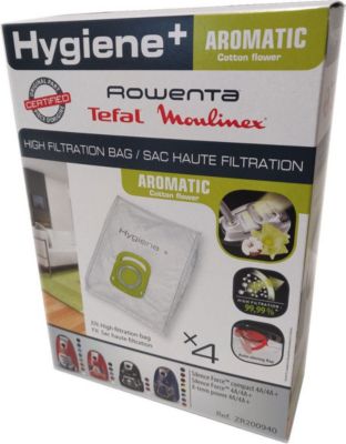 Sac aspirateur ROWENTA Boite de 4 hygiene+aromatic ZR200940