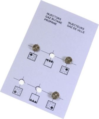 Jeu BEKO Jeu Injecteurs, gicleurs butane 44319000