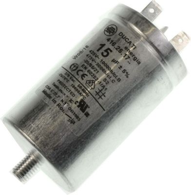 Condensateur WHIRLPOOL 15mf d'origine 481010344796, C00317456 Condensateur WHIRLPOOL 15mf d'origine 481010344796, C00317456