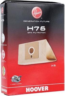 Sac aspirateur HOOVER H76 Boite de 5 sacs papier 35601668