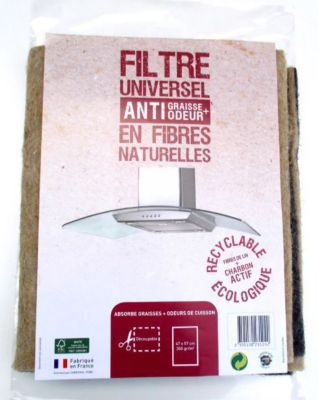 Filtre à charbon NONAME bio en fibre de lin naturel 48400000865