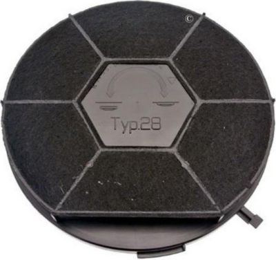 Filtre à charbon WHIRLPOOL rond type 28 CHF28/1 (à l'unite) 480181