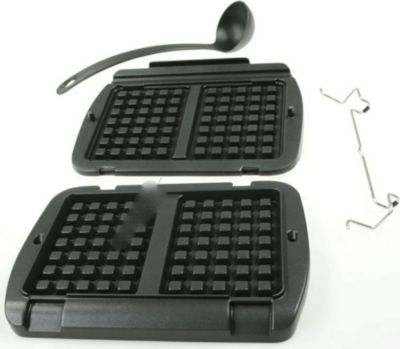 Pièce détachée TEFAL Lot de 2 plaques à gaufres + louche XA72 Pièce détachée TEFAL Lot de 2 plaques à gaufres + louche XA72