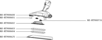 Pièce détachée ROWENTA Brossette (repère RS-RT900601) RS-RT9006 Pièce détachée ROWENTA Brossette (repère RS-RT900601) RS-RT9006