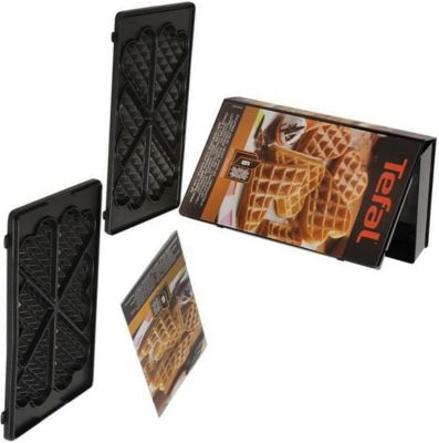Pièce détachée TEFAL 2 plaques gaufre cœur XA800612