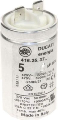 Condensateur WHIRLPOOL 5mf 482000000036 Condensateur WHIRLPOOL 5mf 482000000036