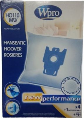 Sac HOOVER Boite de 4 + 1 filtre 481281718605 Sac HOOVER Boite de 4 + 1 filtre 481281718605