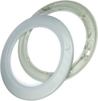 Hublot INDESIT Cadre extérieur + intérieur de hublot d'