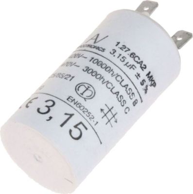 Condensateur HOTPOINT 3.15 mf 450 v d'origine C00242732, 4820