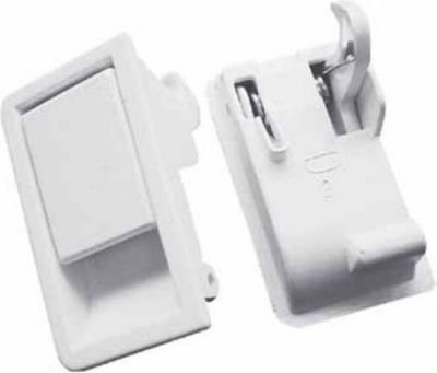 Pièce détachée WHIRLPOOL Lot de 2 verrous d'origine 481941129646 Pièce détachée WHIRLPOOL Lot de 2 verrous d'origine 481941129646