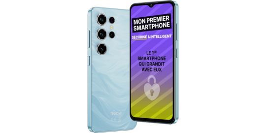 Smartphone NEOW Safe Plus 128Go Bleu 4G