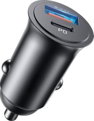 Chargeur USB C . Chargeur Rapide Voiture 2 en 1 USB et US