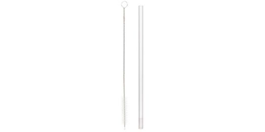 Paille COOK CONCEPT verre x4 avec goupillon