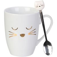 Mug LILY COOK avec cuillère chat