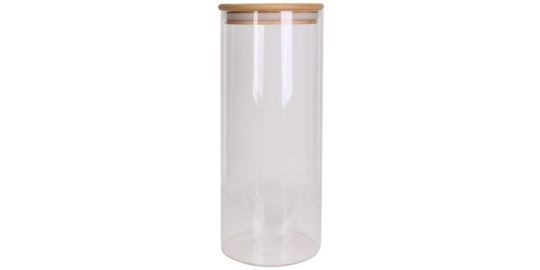 Bocal COOK CONCEPT en verre et bambou 1.6l