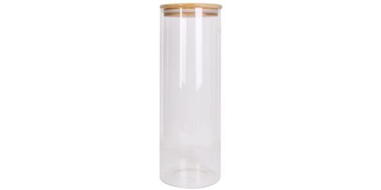 Bocal COOK CONCEPT en verre et bambou 2l