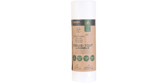 Essuie-tout lavable COOK CONCEPT reutilisable 20x30x28cm