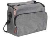 Lunch bag COOK CONCEPT gris zippe 25.4x20.3x12.7cm m6