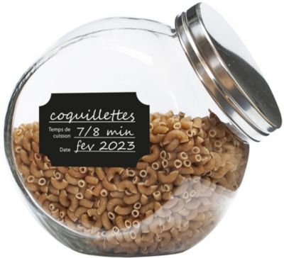 Etiquettes de cuisine COOK CONCEPT bocaux x24