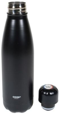 Bouteille isotherme COOK CONCEPT de transport noir 500 ml