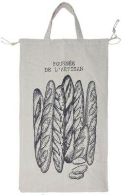 Sac à pain COOK CONCEPT a pain en toile xxl 70x40x20cm