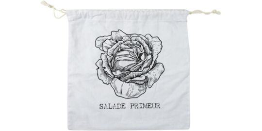 Lunch bag COOK CONCEPT conservation salade en coton 35x35c