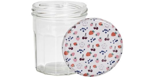 Bocal LILY COOK à confiture couvercle imprimé 30cl M24