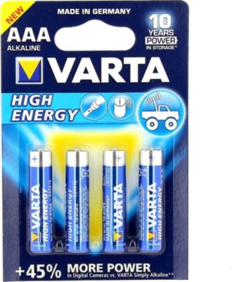 Batterie VARTA Pile lr3/aaa 1,5v par 4 Batterie VARTA Pile lr3/aaa 1,5v par 4
