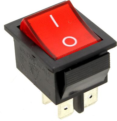 Interrupteur ARTHUR MARTIN Interrupteur 4 cosses rouge 6855875990