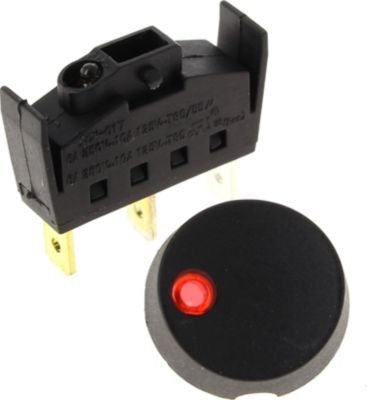 Interrupteur MOULINEX Interrupteur 3 cosses noir ss-200421 Interrupteur MOULINEX Interrupteur 3 cosses noir ss-200421