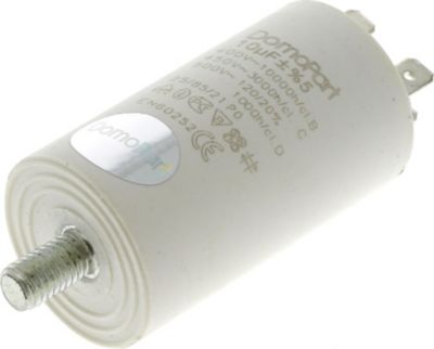 Condensateur WHIRLPOOL Condensateur, 10µf, 400v Condensateur WHIRLPOOL Condensateur, 10µf, 400v