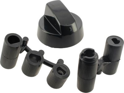 Bouton GÉNÉRIQUE Bouton universel noir multi-axes