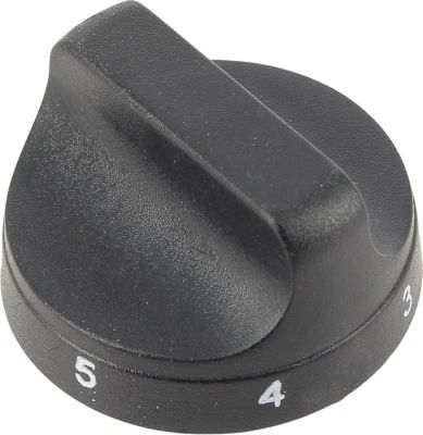 Bouton GÉNÉRIQUE Bouton noir 0 a 6, 12h