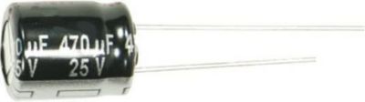 Condensateur GÉNÉRIQUE Condensateur 470µf 25v 105° 10x12mm