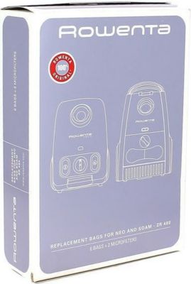 Sac ROWENTA Sacs aspirateur zr480 par 6 + filtres