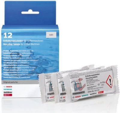 Kit d'entretien BOSCH Pastilles de détartrage 12x18g 00312454