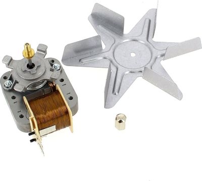 Ventilateur WHIRLPOOL Moteur + hélice + écrou 481010781691