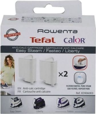 Filtre ROWENTA Cartouches anti-calcaire par 2, xd9060e0 Filtre ROWENTA Cartouches anti-calcaire par 2, xd9060e0