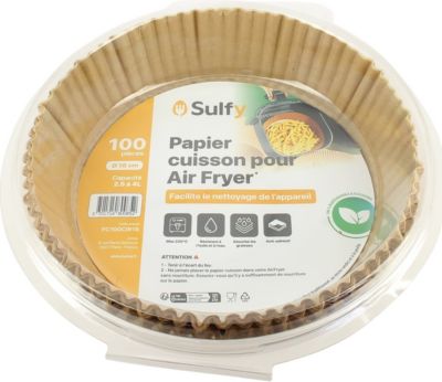Plateau GÉNÉRIQUE Papier cuisson Air Fryer diamètre 16cm