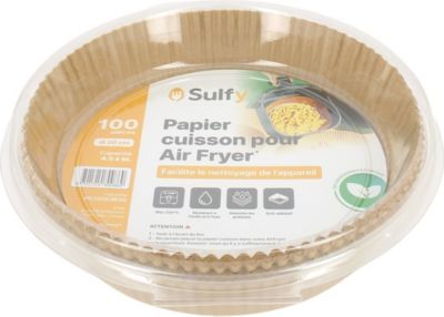 Plateau GÉNÉRIQUE Papier cuisson Air Fryer diamètre 20cm