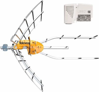 Antenne extérieure TELEVES 148921 Antenne Tv Rateau Terrestre Elli Antenne extérieure TELEVES 148921 Antenne Tv Rateau Terrestre Elli